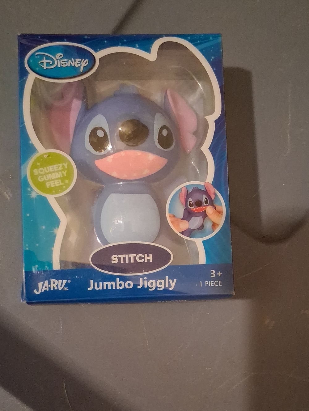 Disney Stitch Jumbo Jiggly Squeeze Toy - Blue